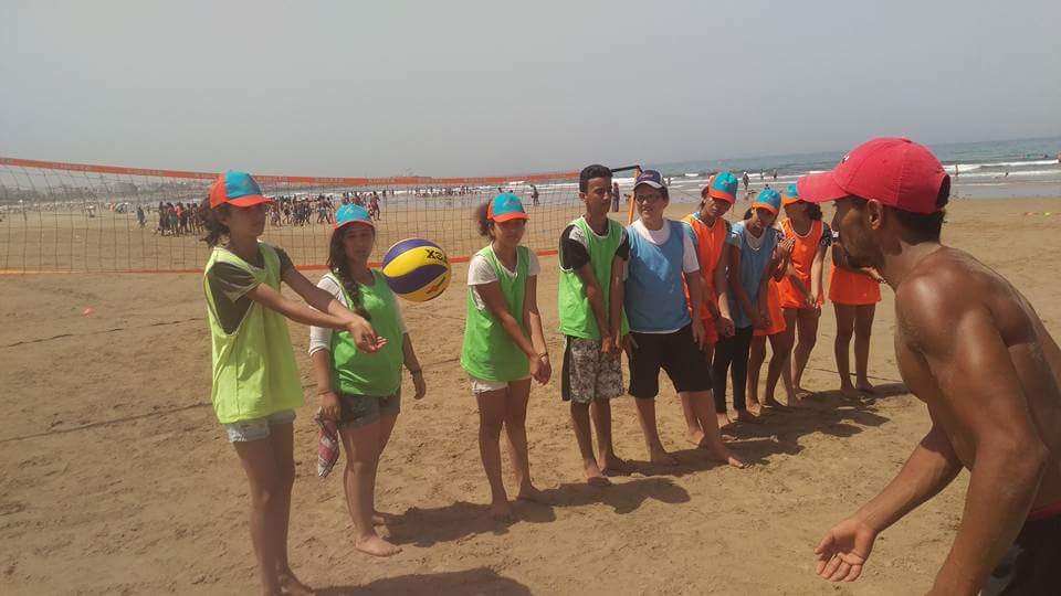 Activité plage - Volleyball et jeux de plage