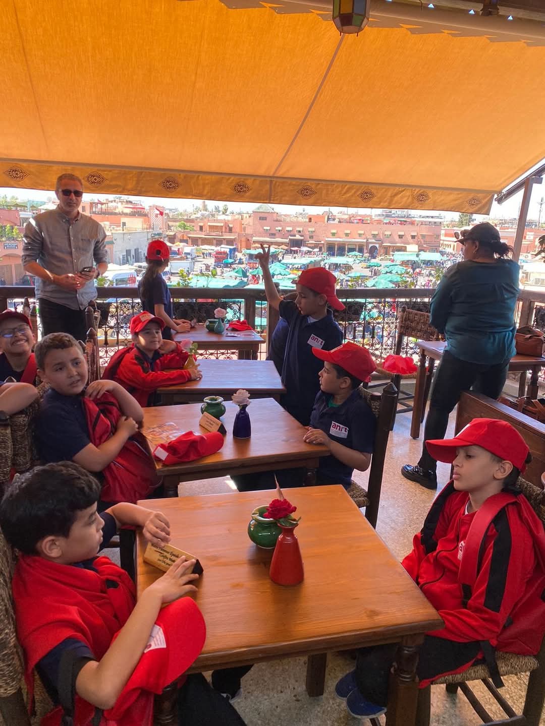 Sortie culturelle - Café avec vue panoramique sur Marrakech